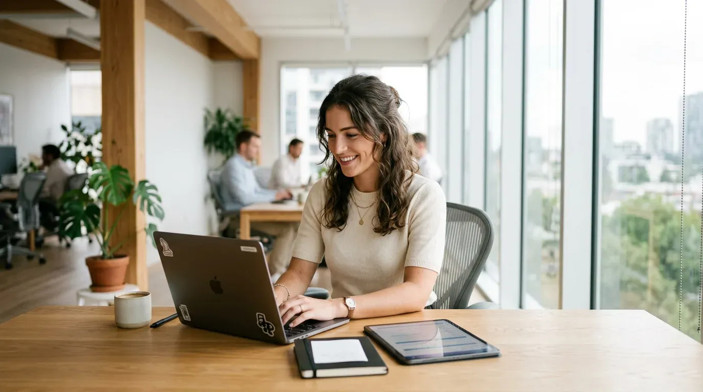 Professional workspace managing digital PDF AcroForms locally